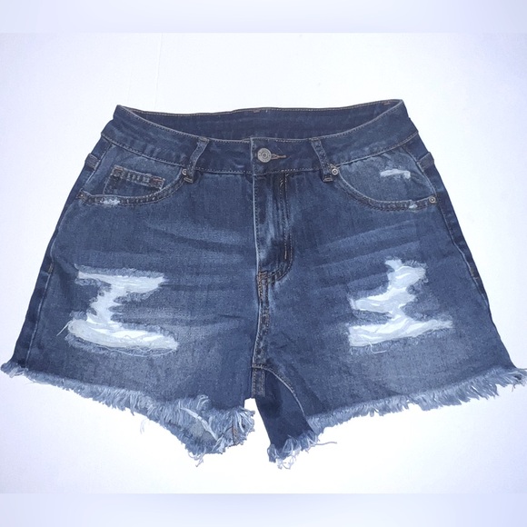 Pants - NEW Distressed Mid-Rise Denim Cutoff Shorts – Size Small
